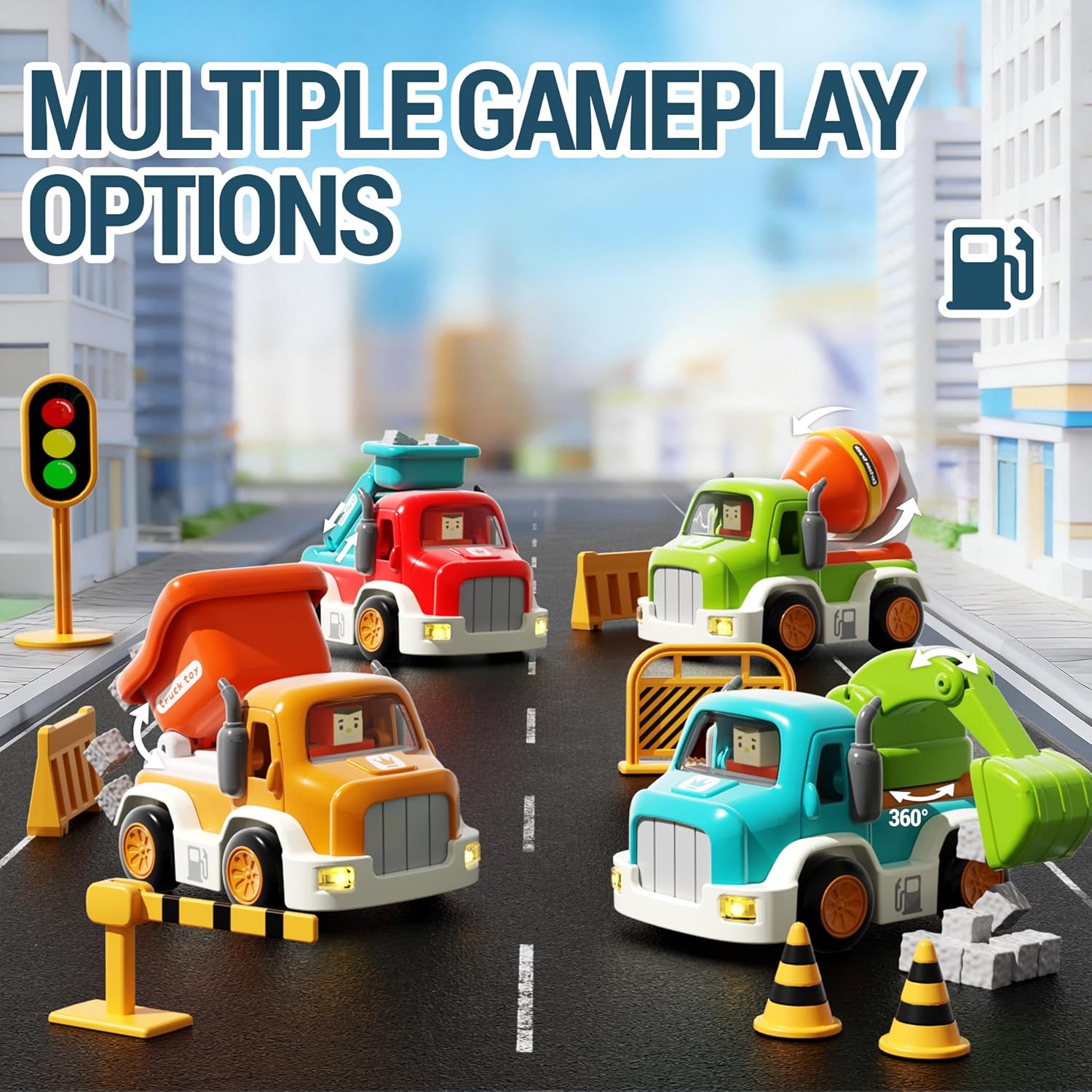 Wholesale Friction Truck Toy Set - Image 6