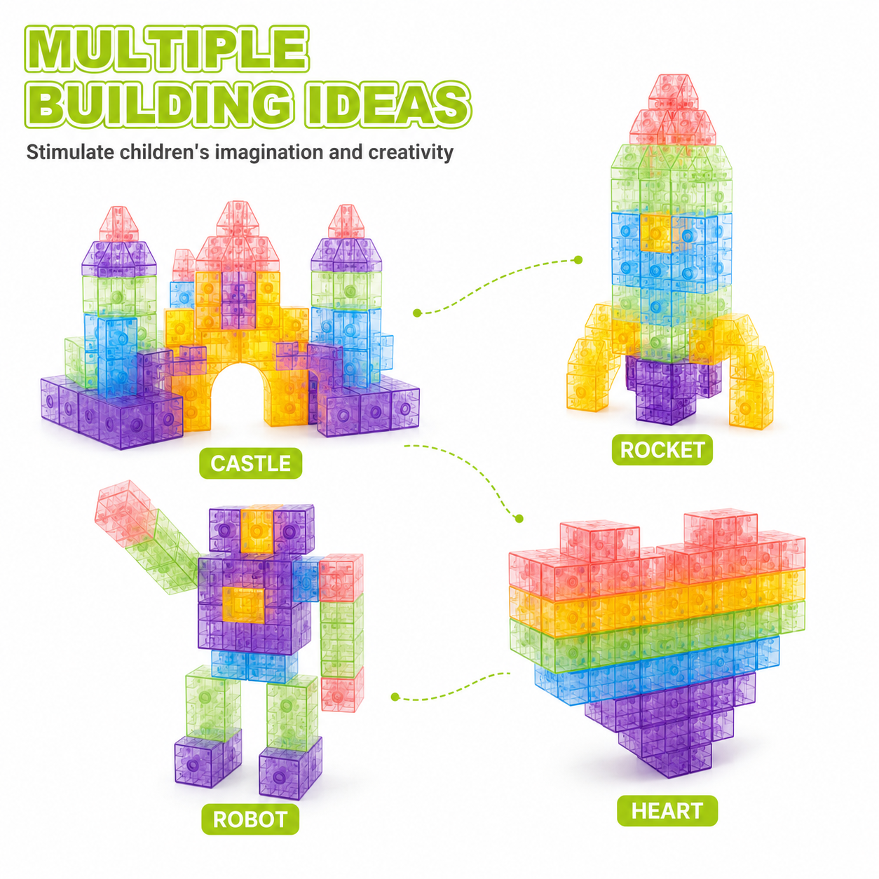 Wholesale Magnetic Puzzle Cube Toy with 3D Challenge Cards - Bild 6