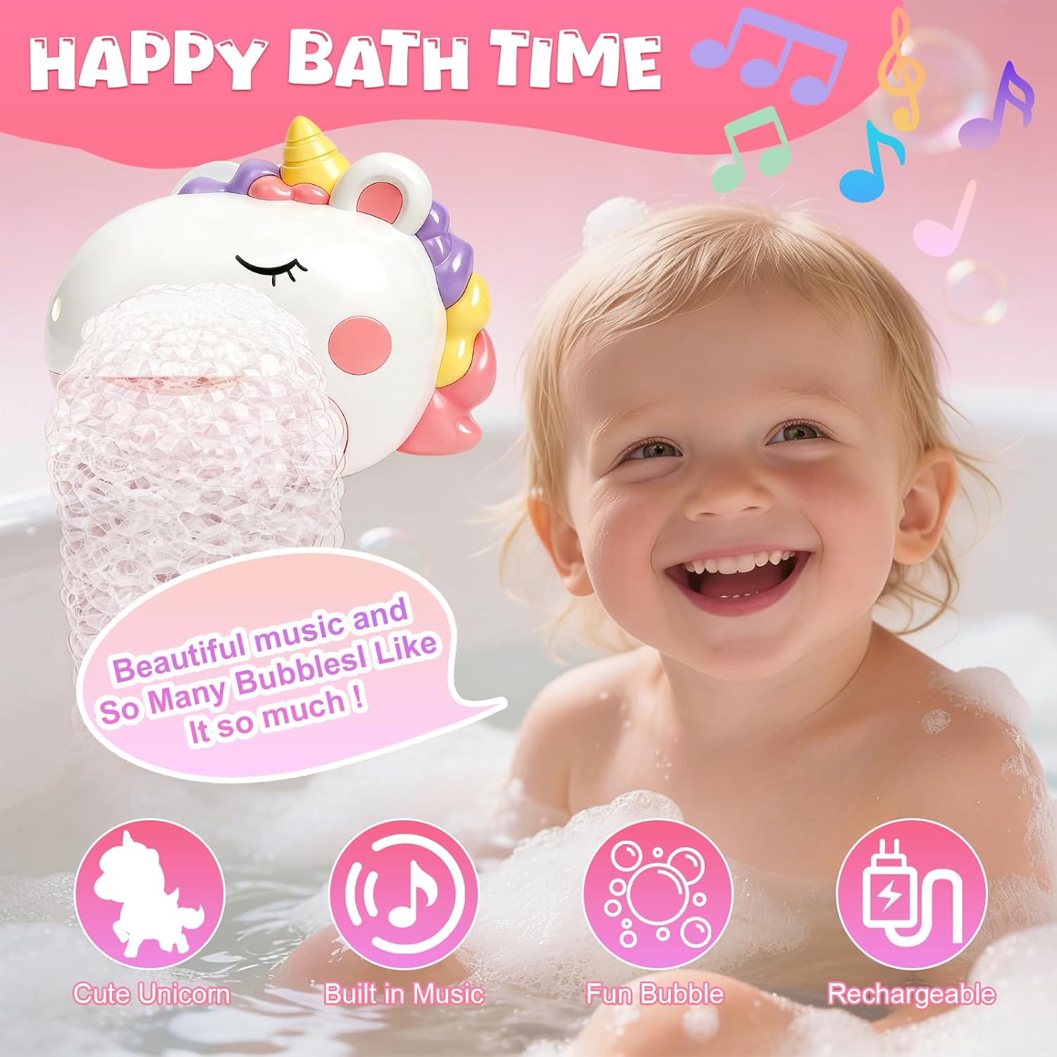 Wholesale Unicorn Bubble Bath Toy - Image 4