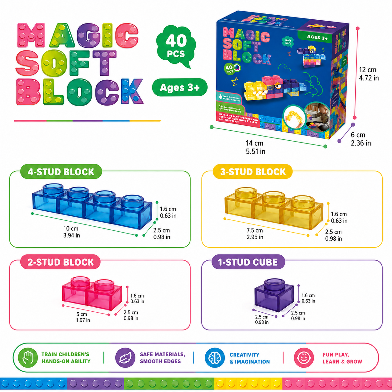 Wholesale Soft Building Blocks for Toddlers - Imagen 6