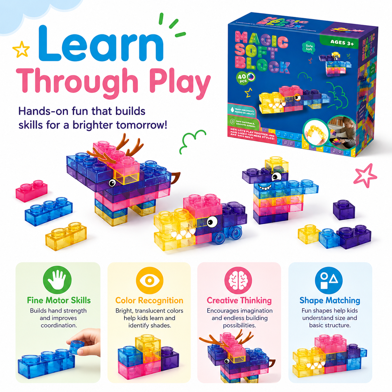 Wholesale Soft Building Blocks for Toddlers - Imagen 5