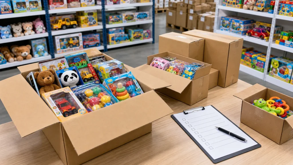 Low MOQ mixed toy order with ready stock options