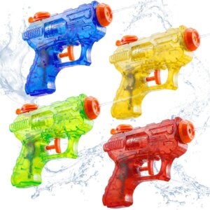 Wholesale mini squirt water gun with colorful transparent design by LuluFamily